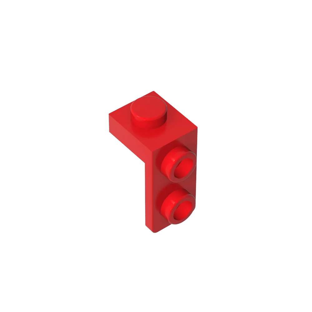 Gobricks Bracket 1 x 1 - 1 x 2 | Compatible Building Block lifestyle view