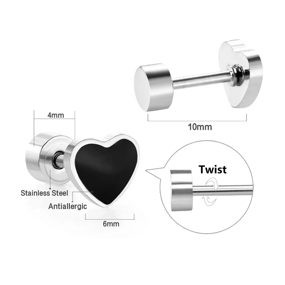 Cute Acrylic Animal Stud Earrings | Surgical Steel Hypoallergenic Earrings for Women lifestyle view