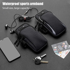 Outdoor Waterproof Fitness Running Sport Arm Cellphone Holder close-up view