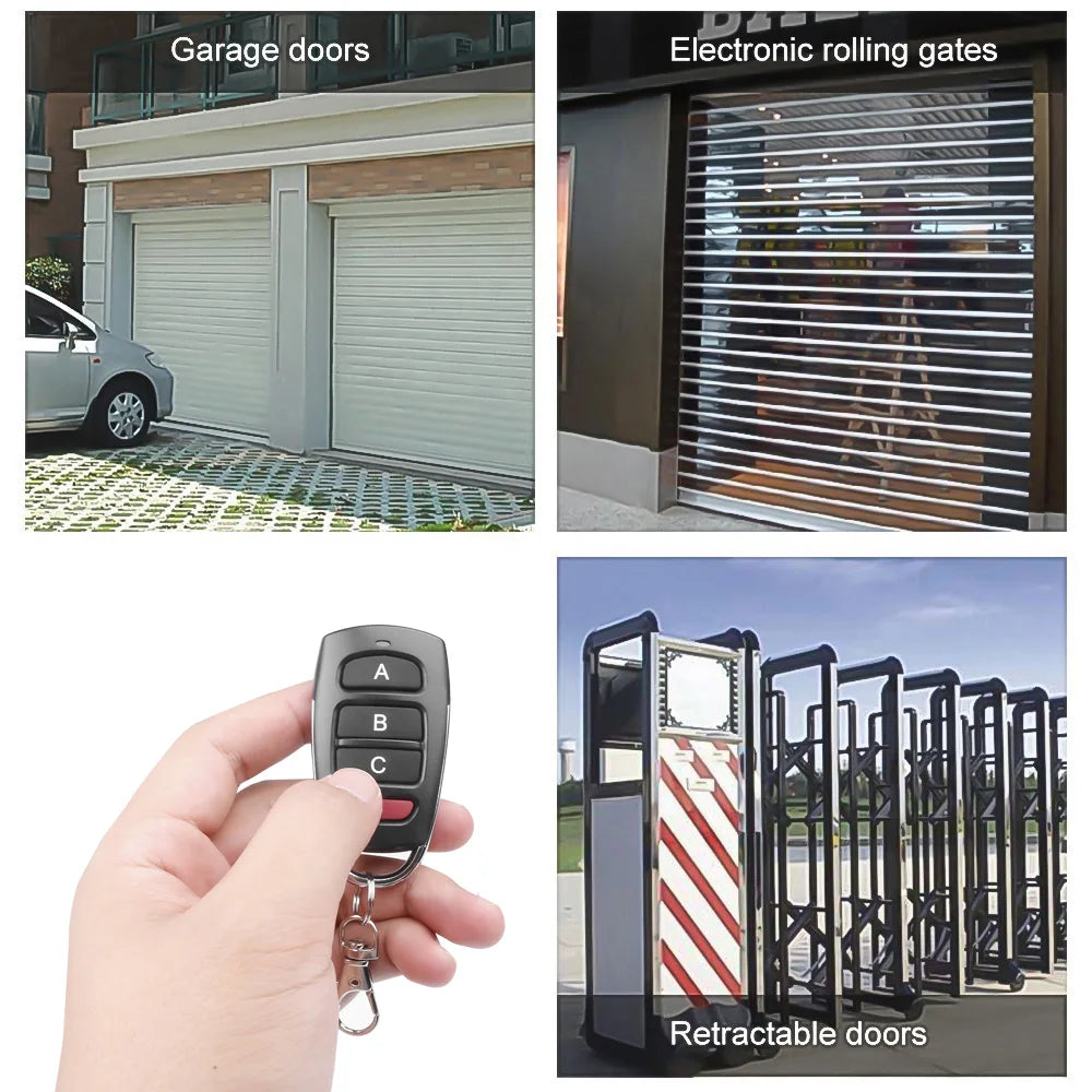 433MHz Garage Door Gate Copy Remote Control