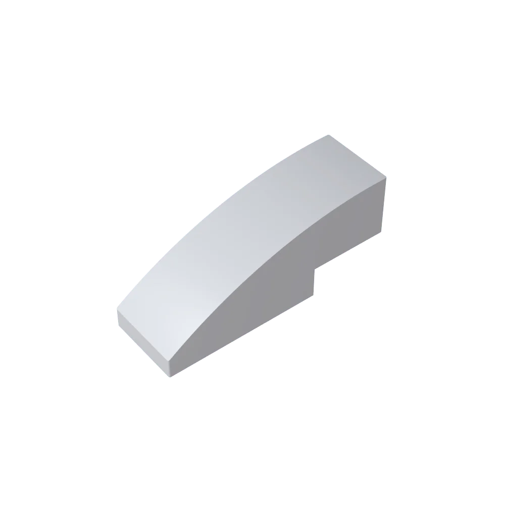 Gobricks GDS-657 Slope, Curved 3 x 1 | Compatible Building Block for Creative Const additional angle