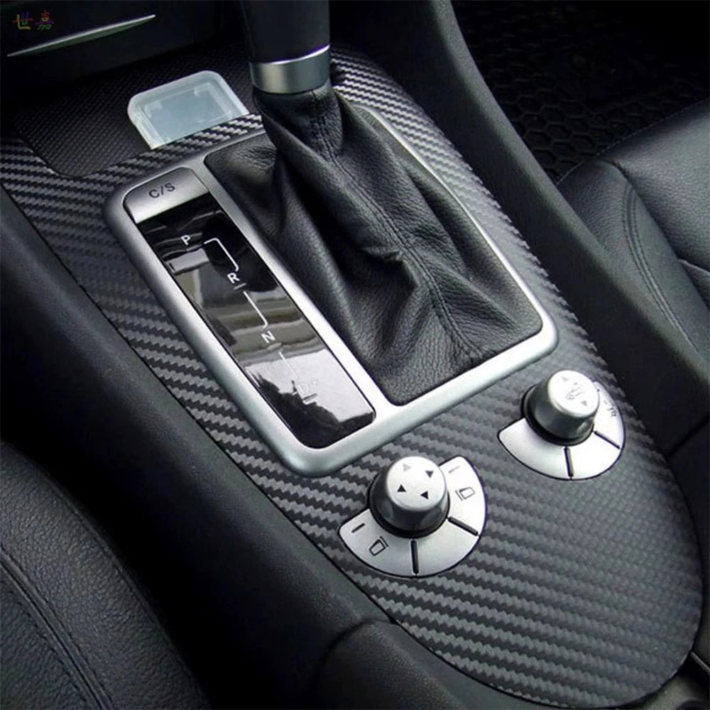 3D Carbon Fiber Black Car Sticker Vinyl Wrapping Film - Onlytenbucks.com
