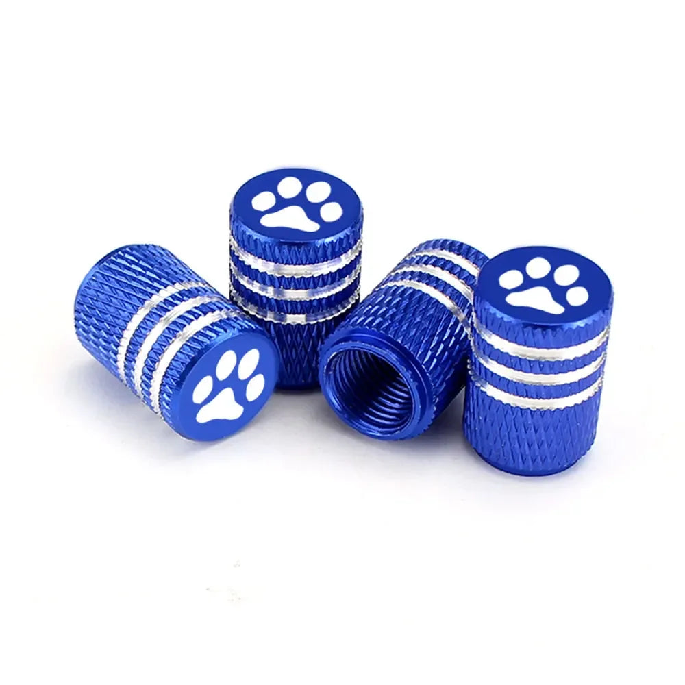 Bear's Paw Tire Stem Valve Caps, Aluminum Alloy, Set of 4 alternate view