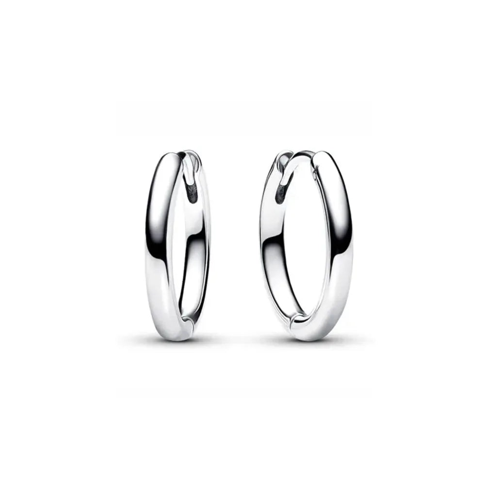925 Silver Heart Snowflake Moon Earrings | Fine Stud Earrings for Women close-up view