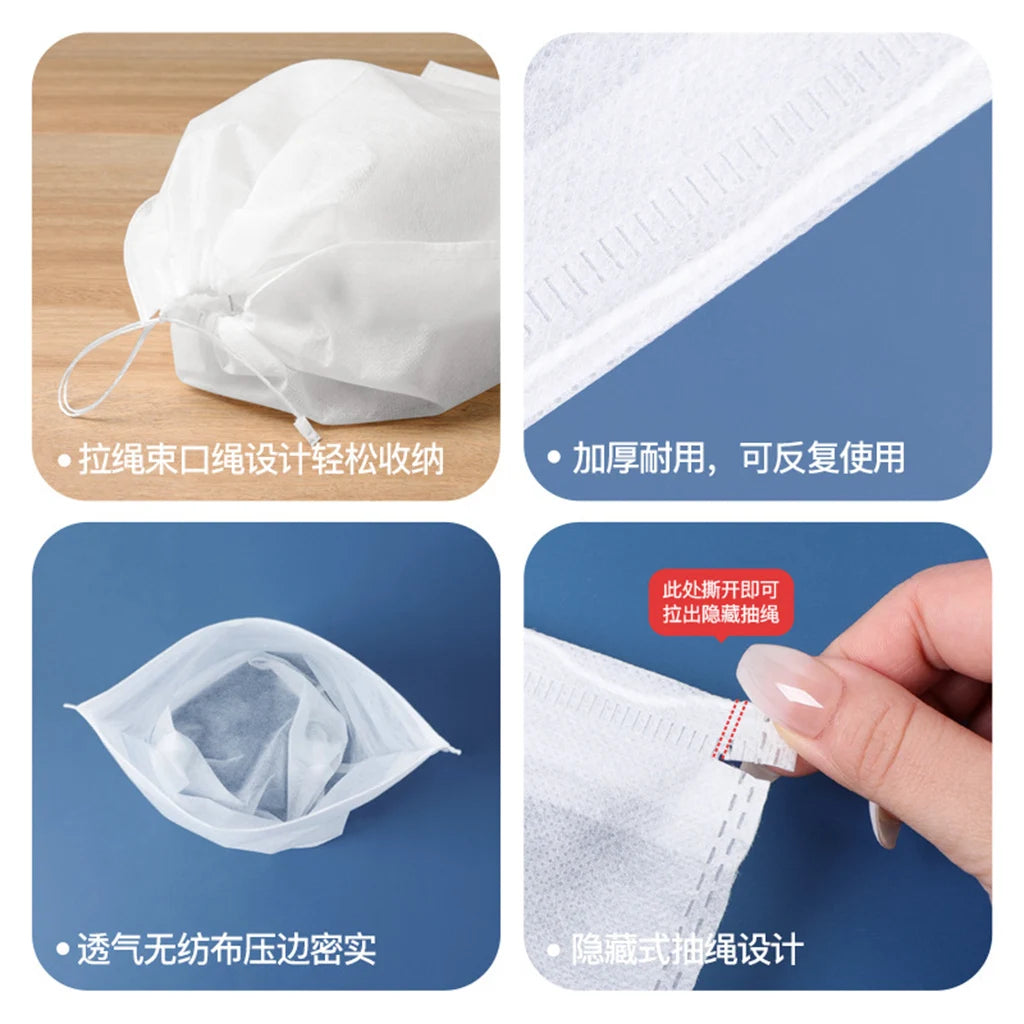 10pcs Shoes Storage Bag Closet Organizer Non-woven Travel Portable Bag Waterproof Poc lifestyle view