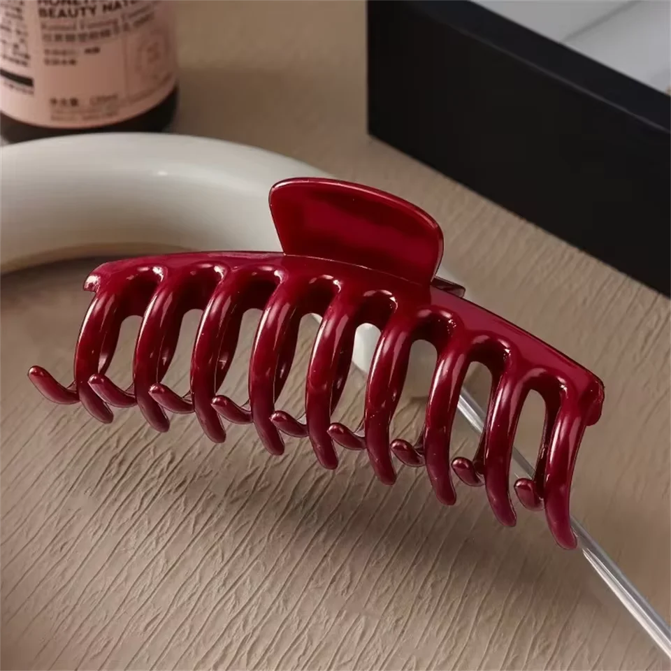 2026 New Silicone Material Hair Claw Clip Crab Barrette Girls Ponytail Hair Claws Bat alternate view