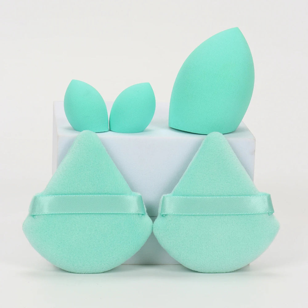 5Pcs Professional Makeup Sponge Set | Soft Polyurethane Foundation Blenders for Flawless detail view
