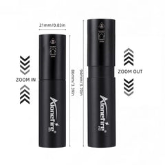 Small Palm Mini Flashlight Rechargeable | Bright Zoomable LED for Camping & Emergency detail view