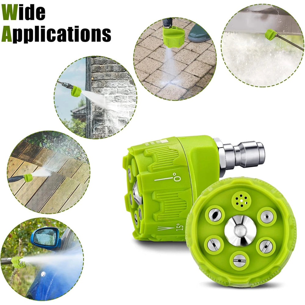 High Pressure Car Wash Nozzle 6 in 1 Multifunctional 14 Inch Design Suitable for 1/4 Inc detail view