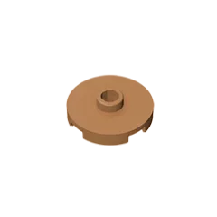 Gobricks GDS-1041 Tile Round 2x2 with Open Stud | Compatible Building Block for DIY E alternate view