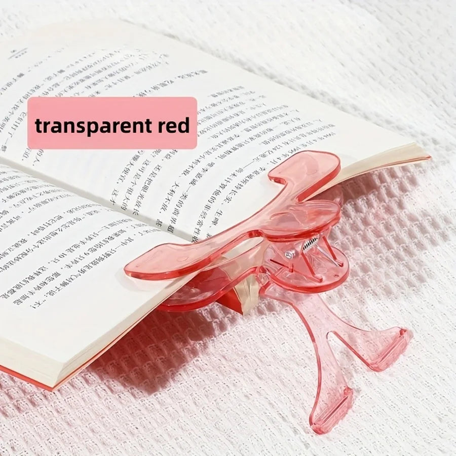 12° Support Angle Reading Aid Fixed Book Clip Anti-slip Visible Reading Book Marker C alternate view