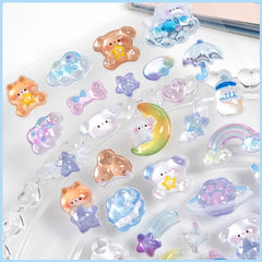 3D Food Stamping Seal Sticker | Japanese Anime Decorative Craft Stickers for Kids detail view