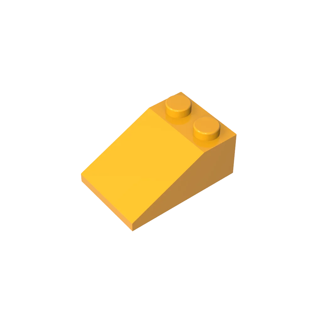 Gobricks Slope 33° 3 x 2 Building Block | Compatible with Lego 3298 close-up view