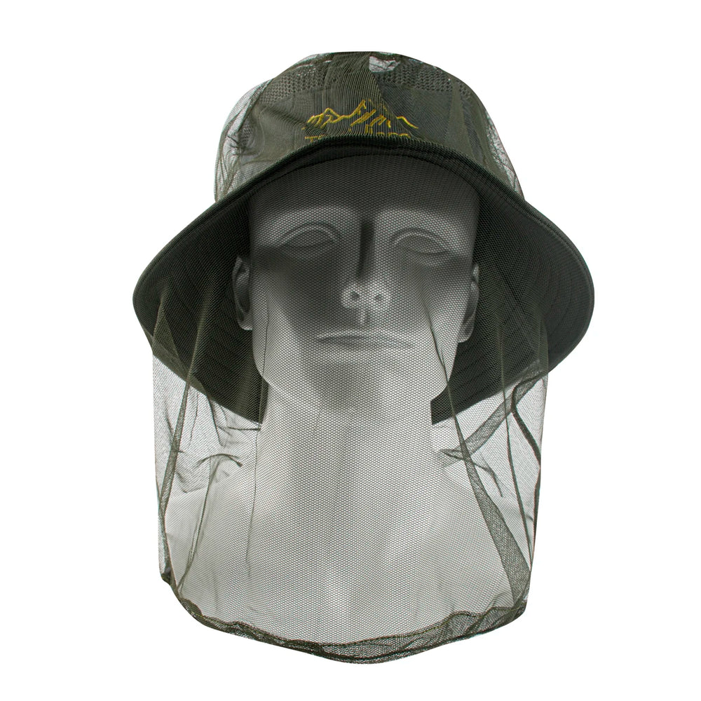 Ultra Large Mosquito Head Net | Premium Insect Face Protector for Outdoor Camping close-up view