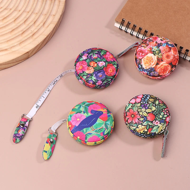 2M Mini Soft Ruler Double-sided Ruler With Centimeters And Inches For Measuring Sewing close-up view