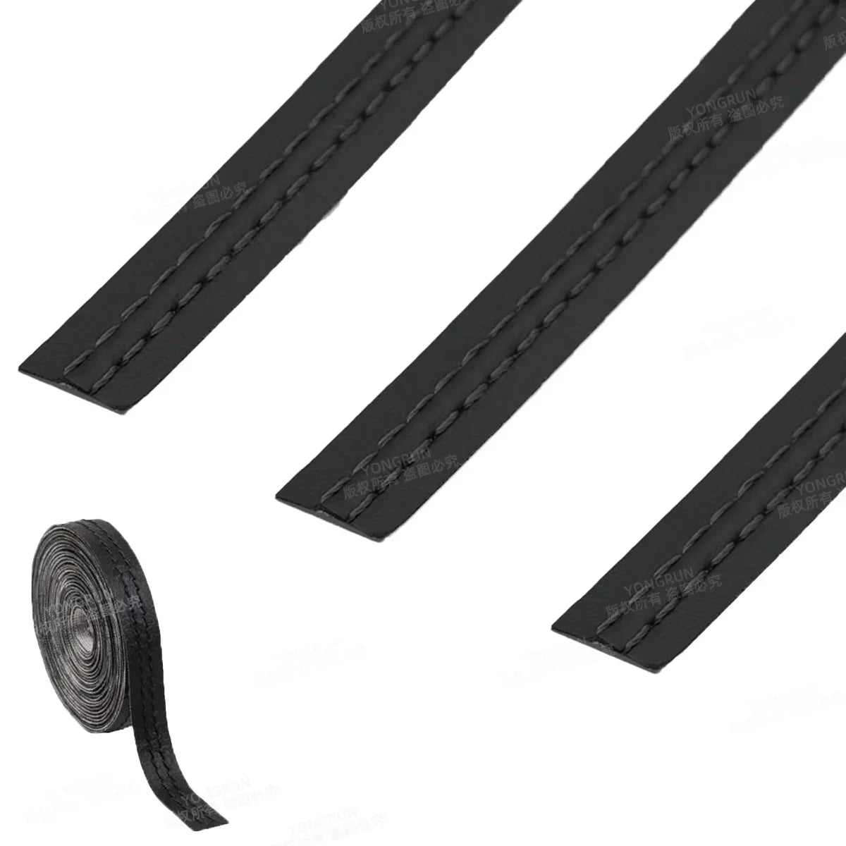 2m/8m Car Self-adhesive Moulding Trim Car Interior Dashboard Leather Decoration Line DIY Braid Strip Car Style Decoration