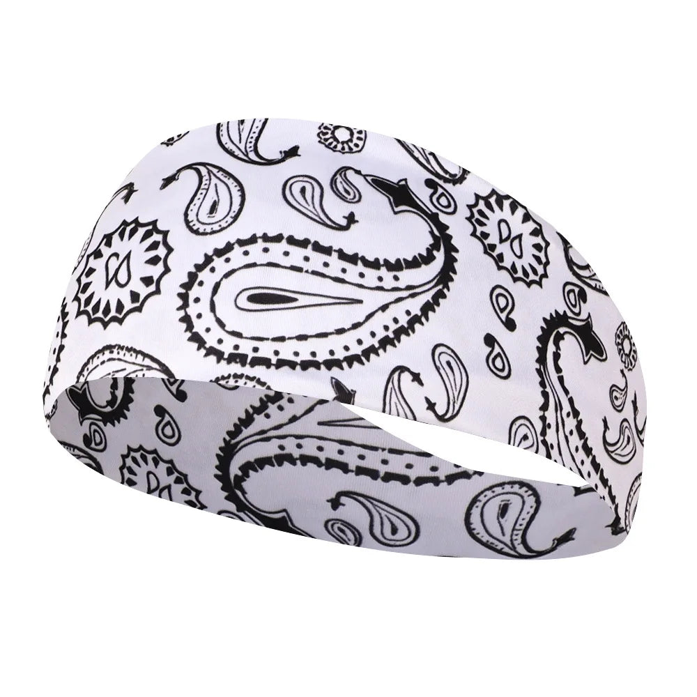 Sports Hair Bands Elastic Yoga Hairbands Absorbing Sweat Headband Women Men Running additional angle