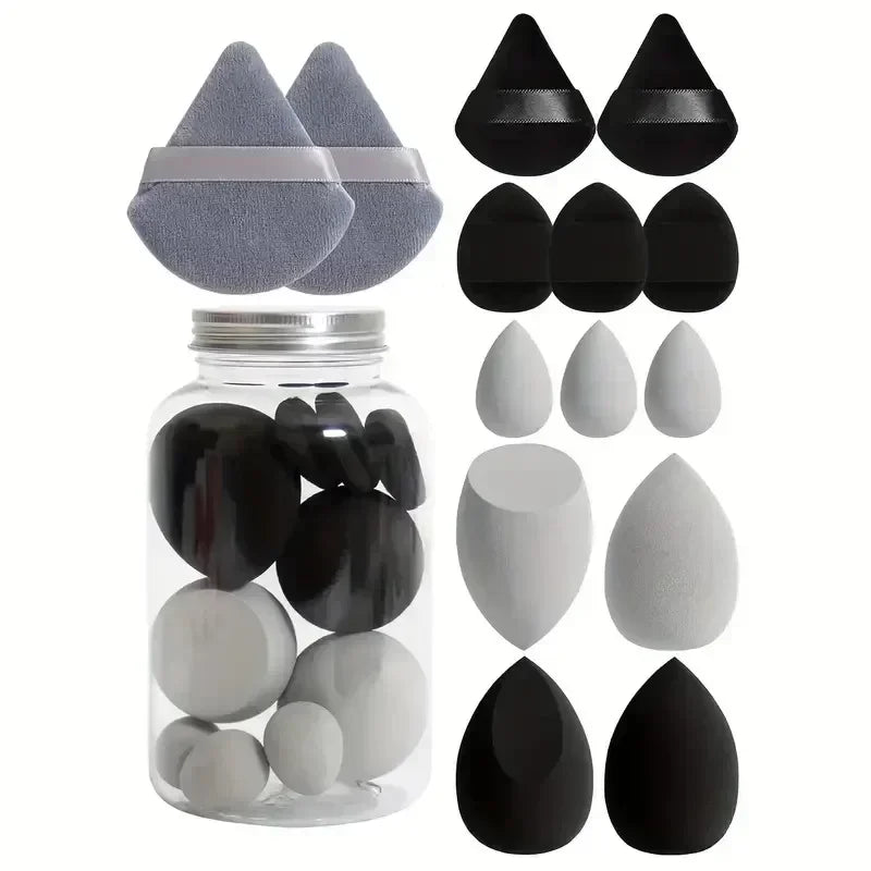 12/14Pcs Makeup Sponge Set | Latex-Free Beauty Blender Kit additional angle