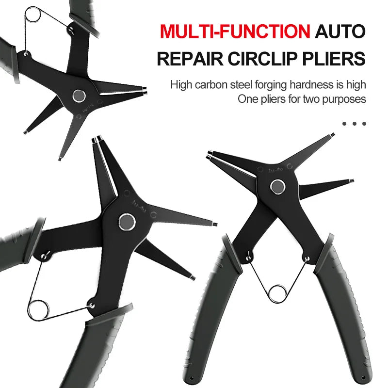 2 in 1 Snap Ring Pliers | Internal and External Retaining Ring Tool detail view