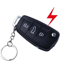 Black Electric Shock Car Key Prank Toy Keychain Funny Trick Toys for Children Great Kids Gift Idea f