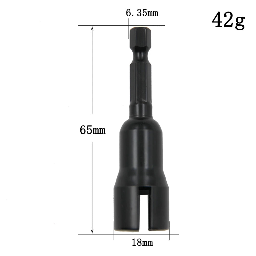 65mm Slotted Hex Socket Wrench 13mm Black alternate view