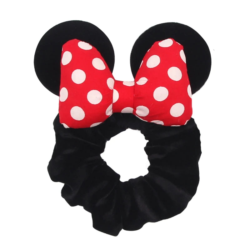Women Ears Hair Scrunchies Velvet Hairbands For Girls Sequins Bows Headband Women Trip D detail view