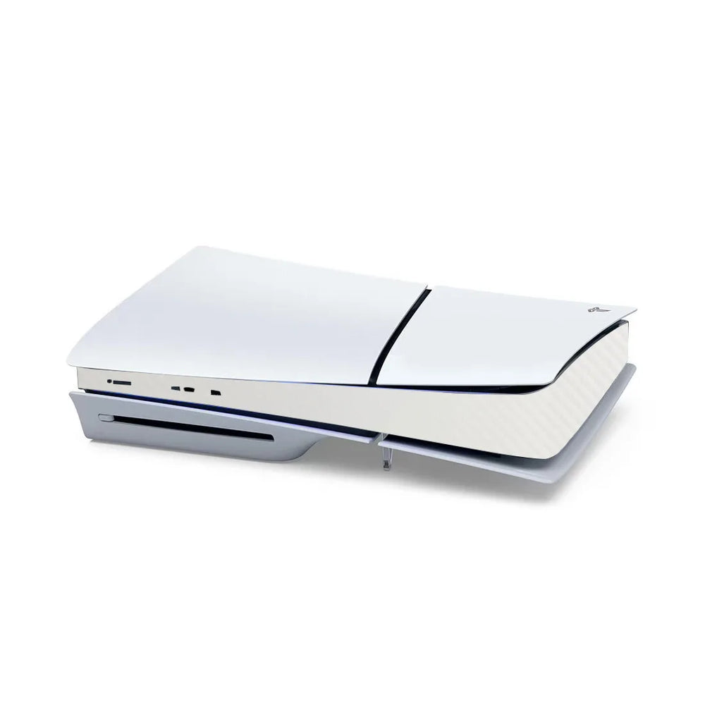 For Sony PS5 Slim Console Carbon Fiber Skin Cover Sticker Host Center Decals Game C additional angle