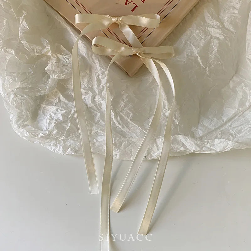 2/12/36 Pcs Fashion Simple Sweet Bow Ribbon Hair Clips For Women Girls Party Hair A additional angle