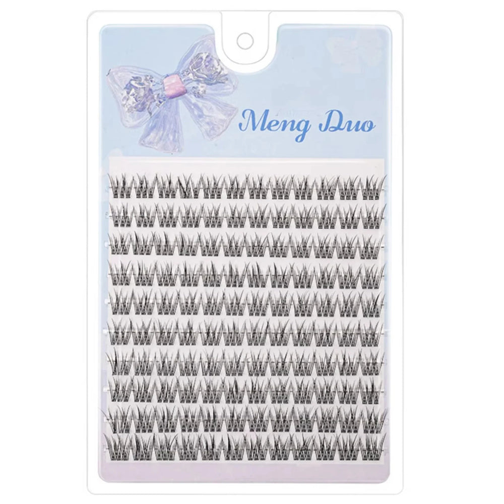 1/Box 120 Bundles Mink False Eyelashes Natural Russian 3D Lashes Individual Eyelash E lifestyle view