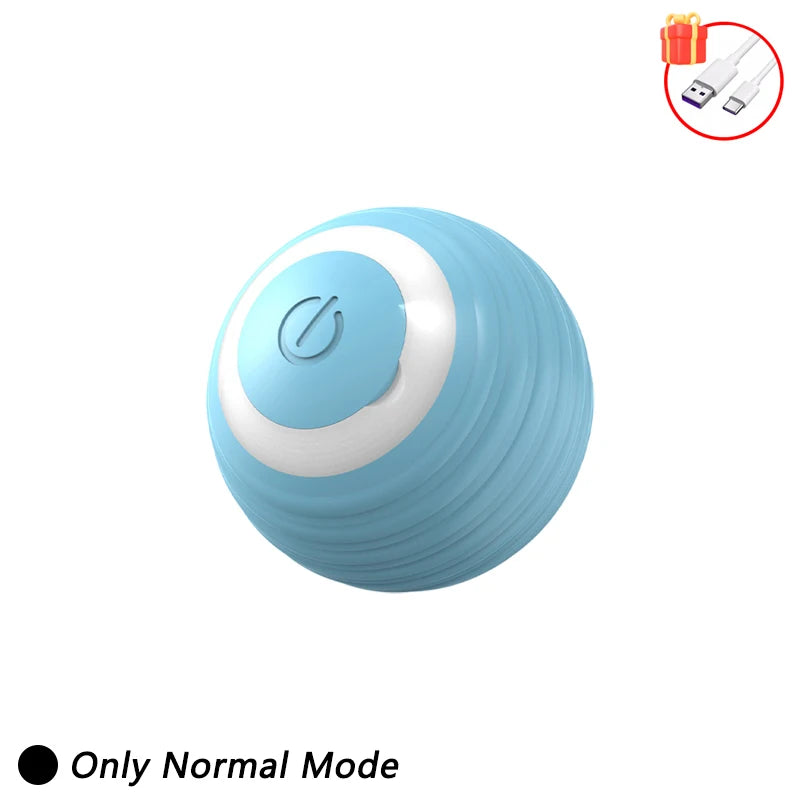 Self-Moving Automatic Cat Teaser Ball with Faux Tail Rechargeable Smart Sensor Cat To alternate view