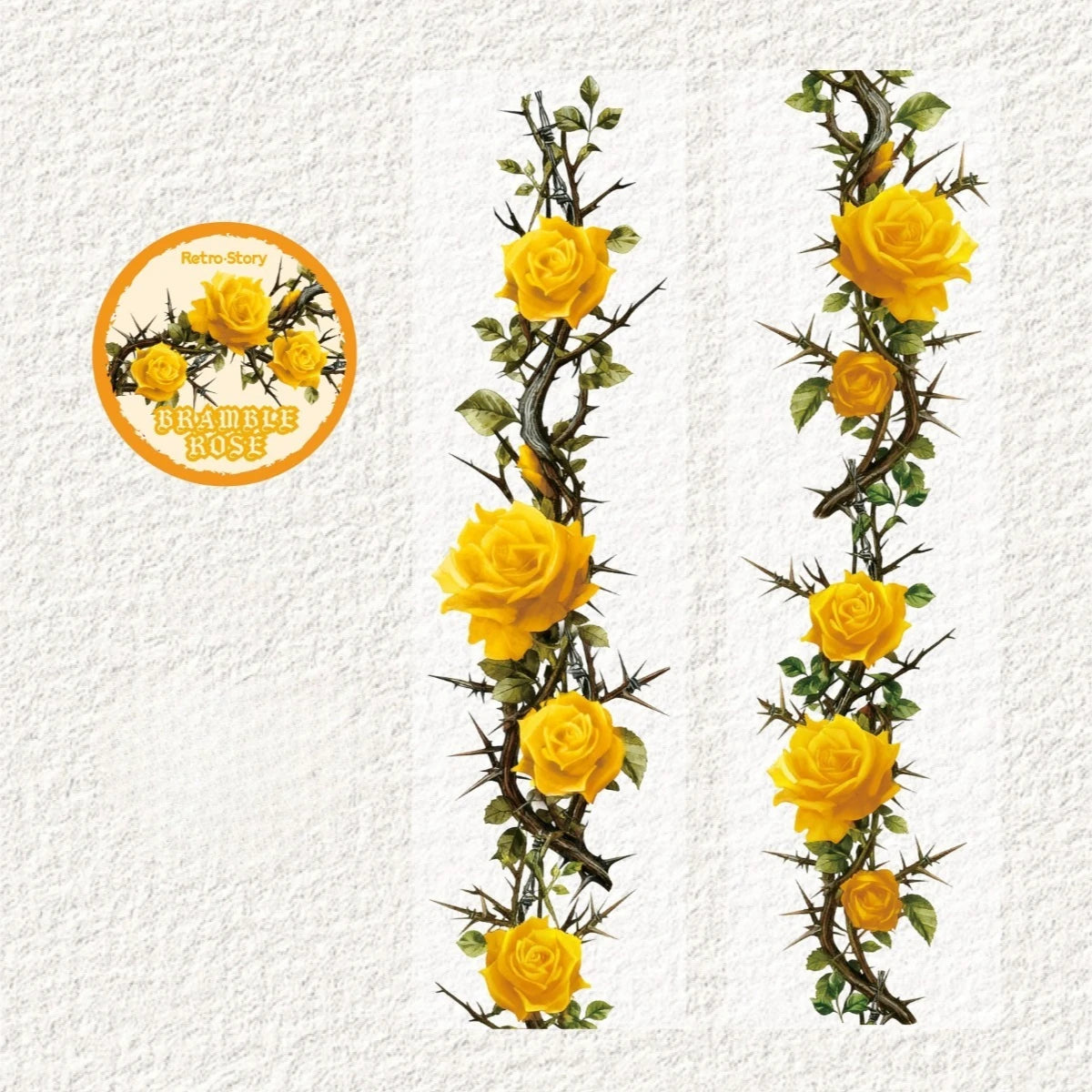 Floral Theme Decorative Adhesive Tapes | Scrapbooking and Craft Stickers lifestyle view