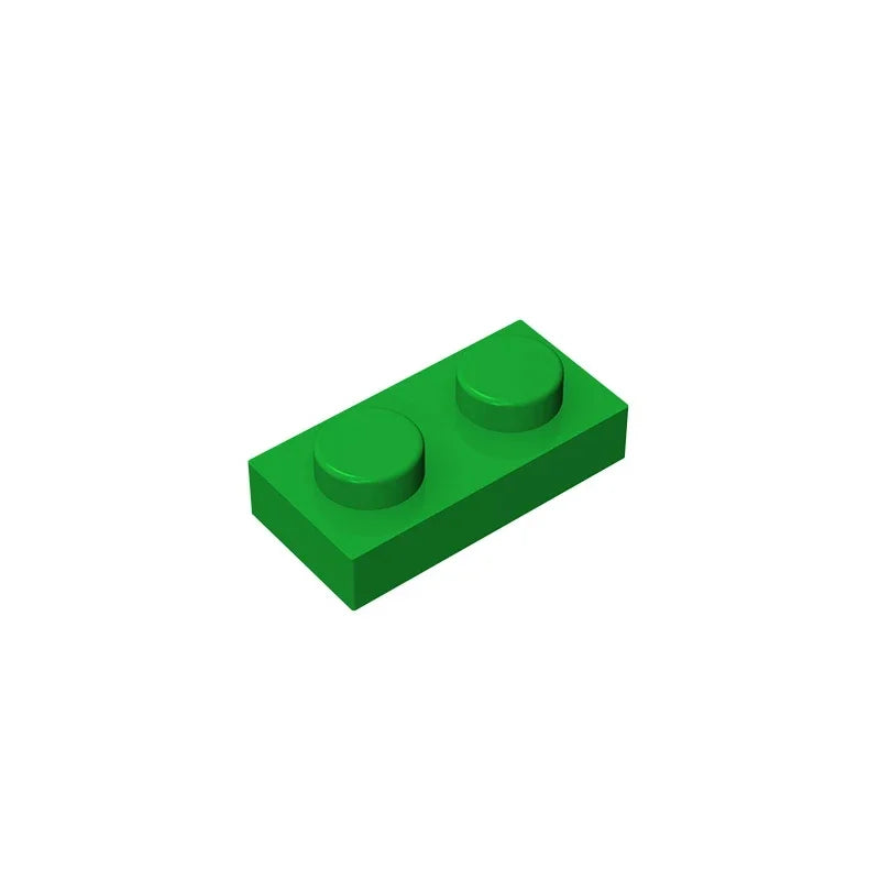 Gobricks GDS-502 Plate 1 x 2 Compatible Building Blocks | 6225 Pieces for DIY Creatio alternate view