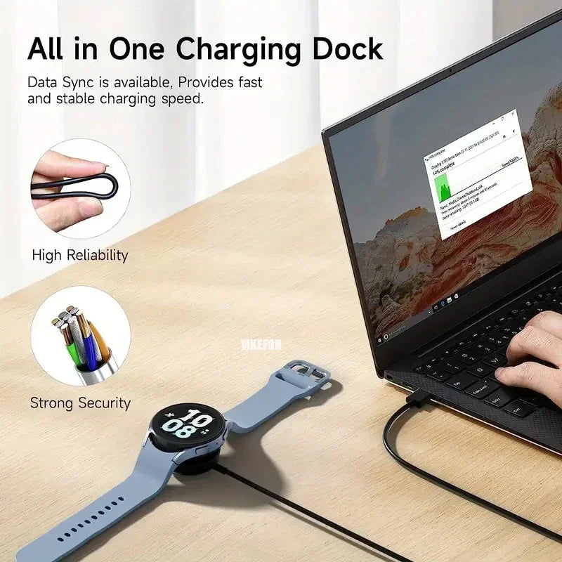 Portable Magnetic Wireless Charger Dock for Samsung Galaxy Watch – USB Charging Stand - Onlytenbucks.com