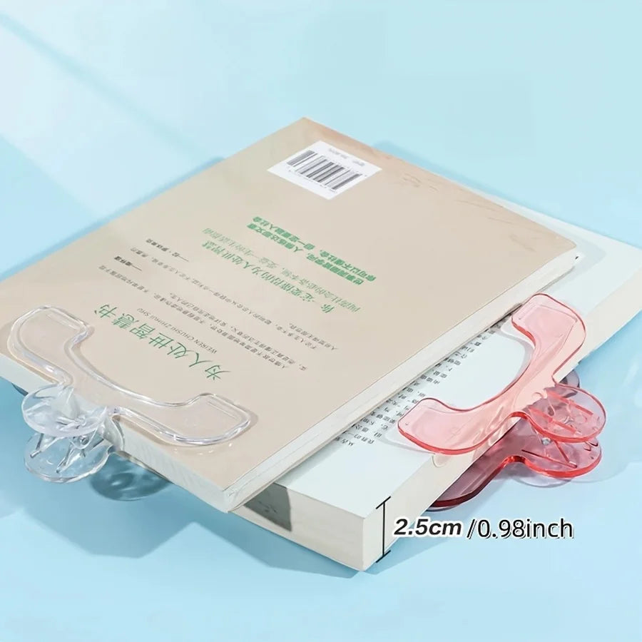 12° Support Angle Reading Aid Fixed Book Clip Anti-slip Visible Reading Book Marker C lifestyle view
