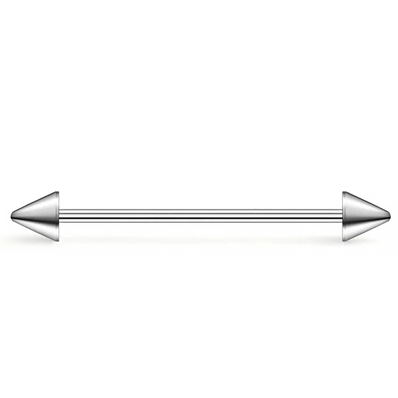 1Pcs Stainless Steel Straight Helix Tragus Industrial Ear Studs Bar Piercing Tongue R alternate view