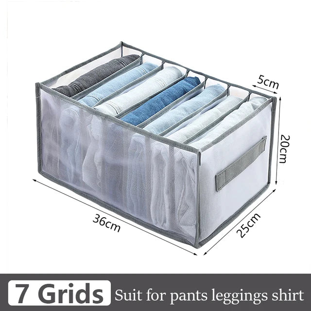 Jeans Organization Storage Box | Closet Drawer Organizer for Pants and Clothing lifestyle view