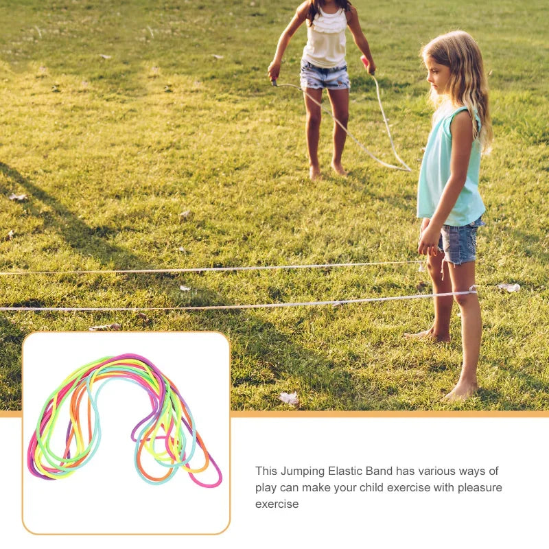Super Elastic Jump Rope | Adjustable Rubber Jump Rope Strap for Kids and Group Play detail view