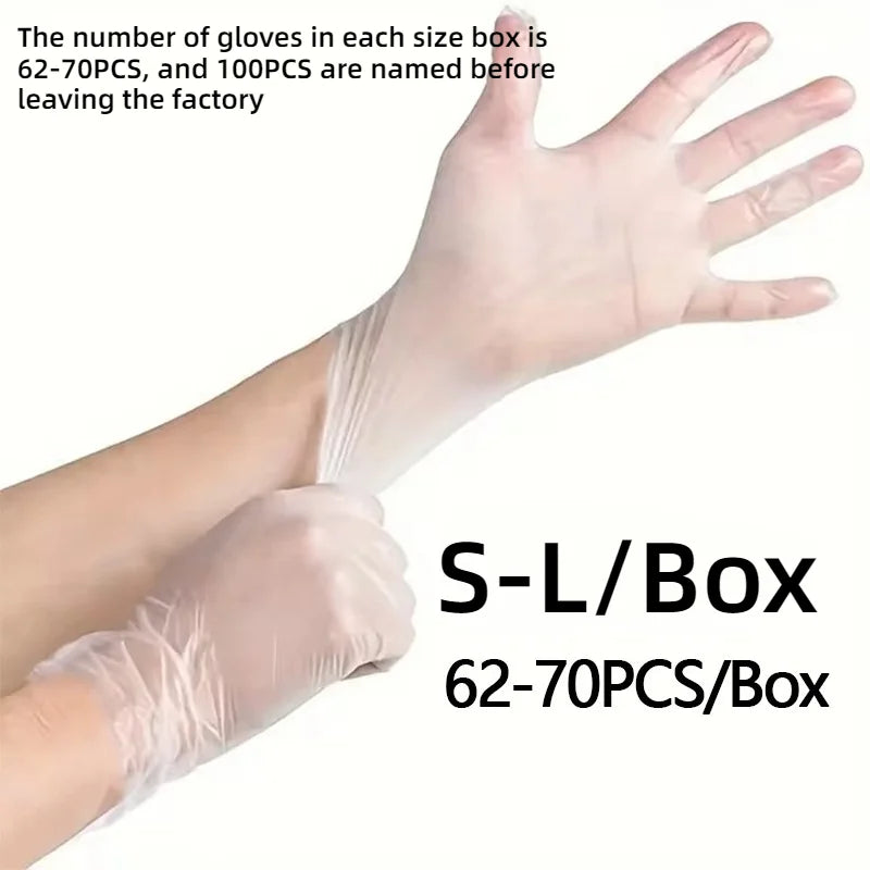 TPE Gloves Kitchen Bathroom Restaurant Camping Travel Waterproof Oil-Proof Househol additional angle