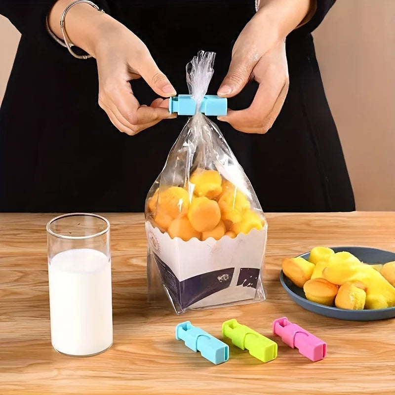 4/20pcs Food Sealing Clips Reusable Fresh Food Storage Tools Plastic Bag Sealer Clamp for Snack Bread Clip Home Kitchen Gadgets