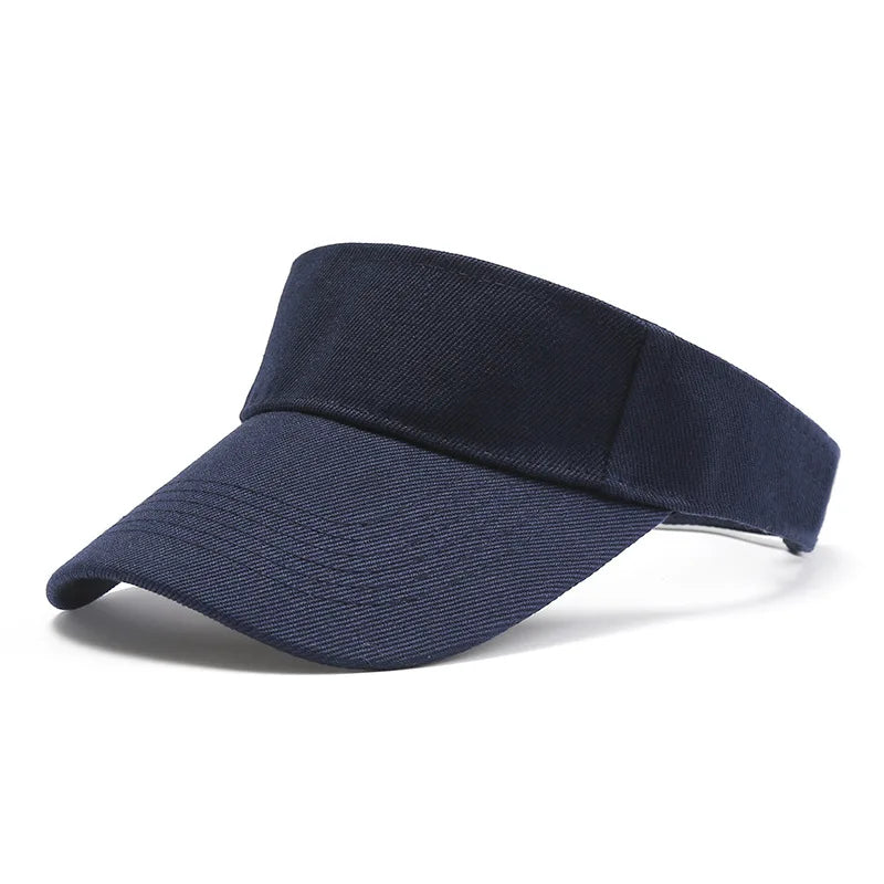 Unisex Cotton Sun Hat with Adjustable Visor | UV Protection for Outdoor Sports close-up view