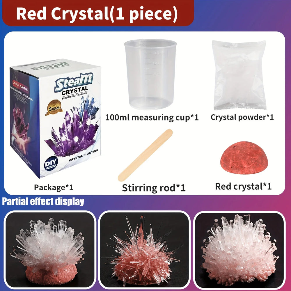 Science education toys, crystal growth and planting, educational puzzle toys, DIY crysta detail view
