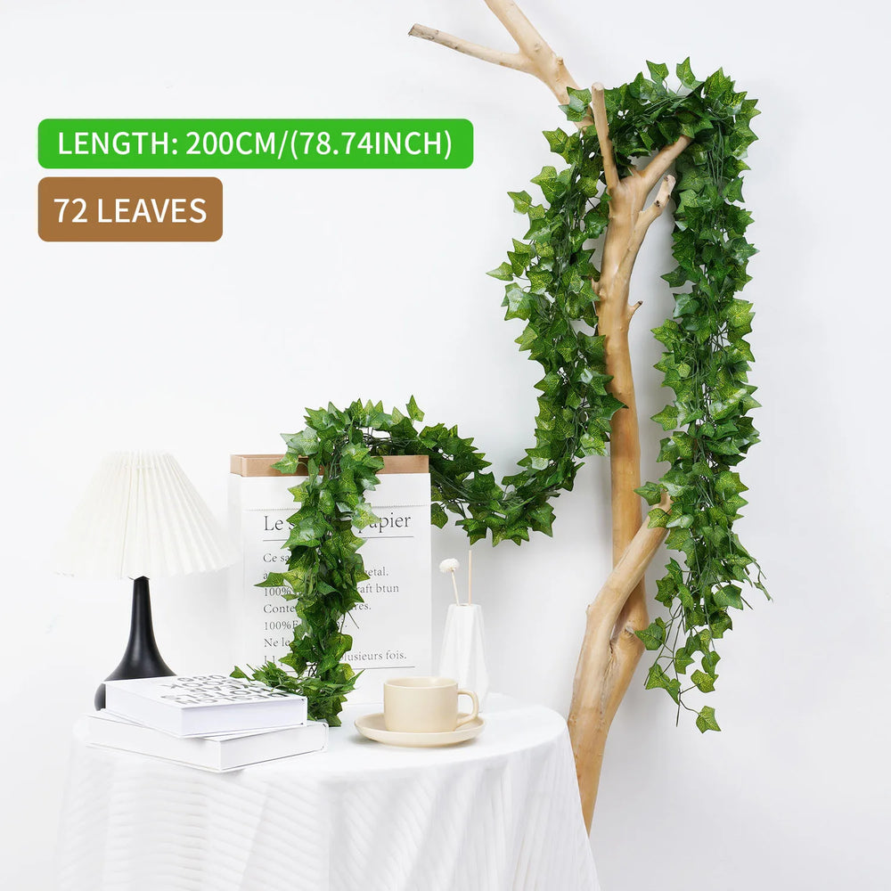 200Cm Green Vine Silk Artificial Ivy Hanging alternate view