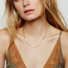 Daisy Chain Necklace Women, Stainless Steel Flower Shape Collar Fashion New 2022 alternate view