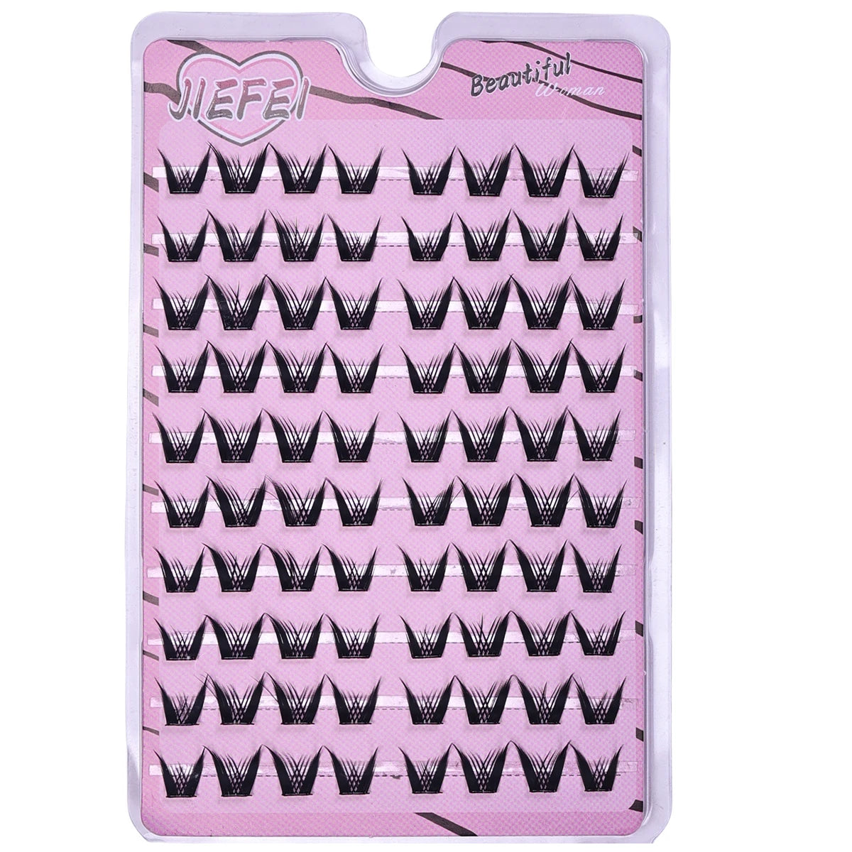 Self Adhesive Glue-free lash Clusters Fake Eyelashes Segmented Home DIY Individual additional angle