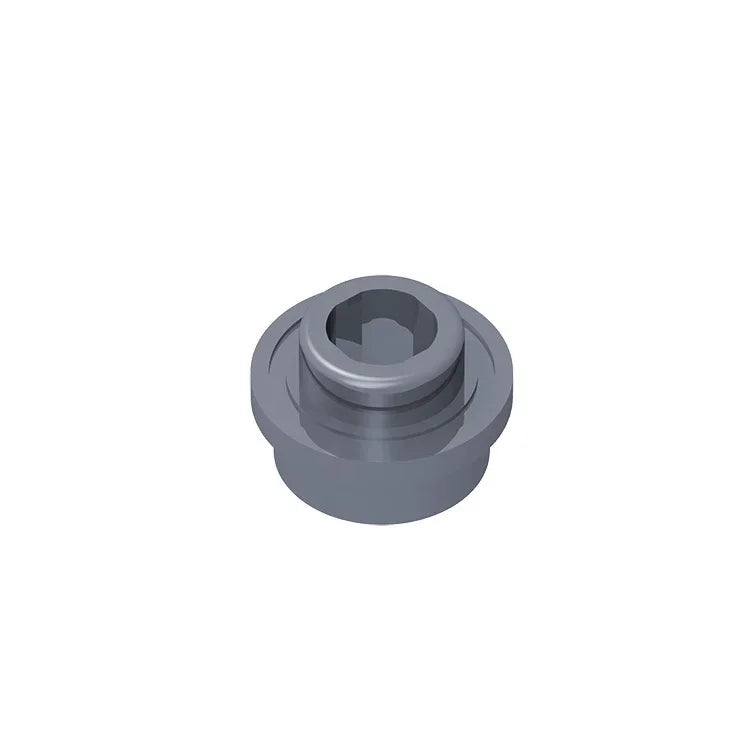 Gobricks GDS-603 PL.ROUND 1X1 W. THROUGHG. HOLE | Compatible Building Brick additional angle