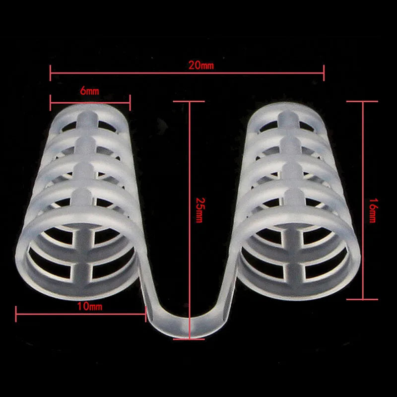 5pcs Anti Snore Nose Clip | Snoring Relief Aid for Better Sleep additional angle