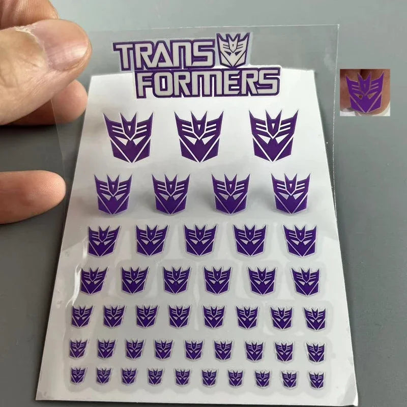 17 45Pcs/Sheet 3D Pressure Sign Stickers | Red Purple Children's Stationery Decals additional angle