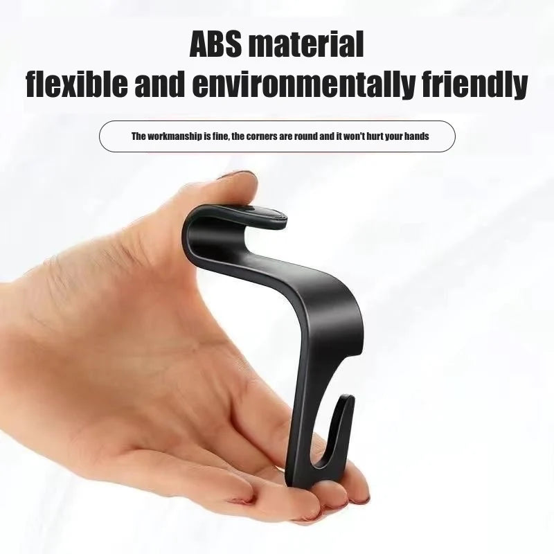 Car Headrest Hooks Multi-functional Seat Hooks Car Storage Equipment Car Interior Acce close-up view