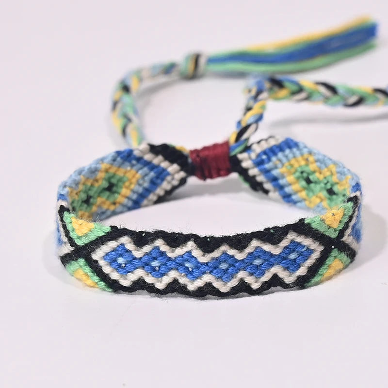 Rope Weave Bohemia Friendship Bracelet | Handmade Summer Beach Jewelry for Women lifestyle view