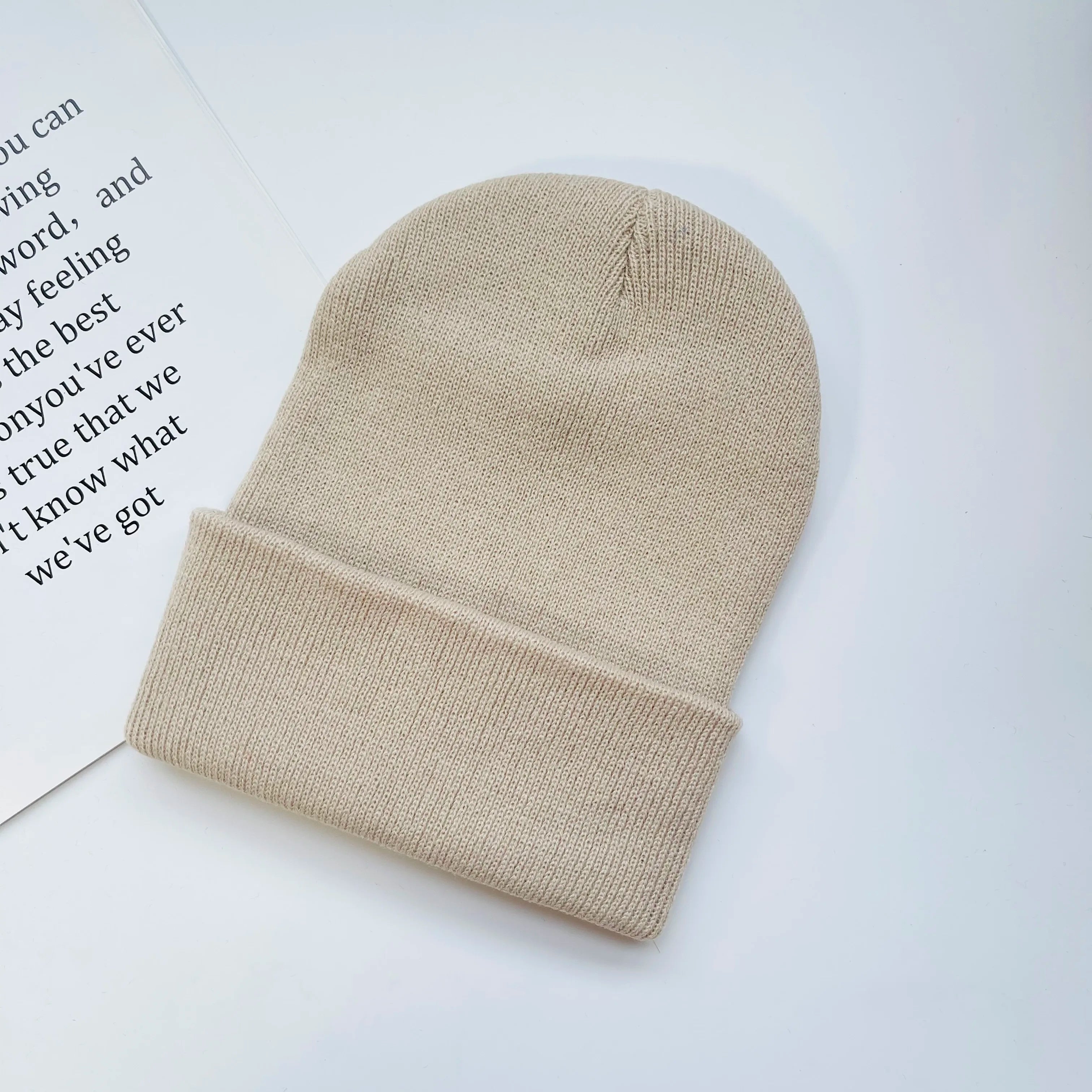 MLFO Colorful Knit Beanie with Ear Flaps | Unisex Winter Hat alternate view